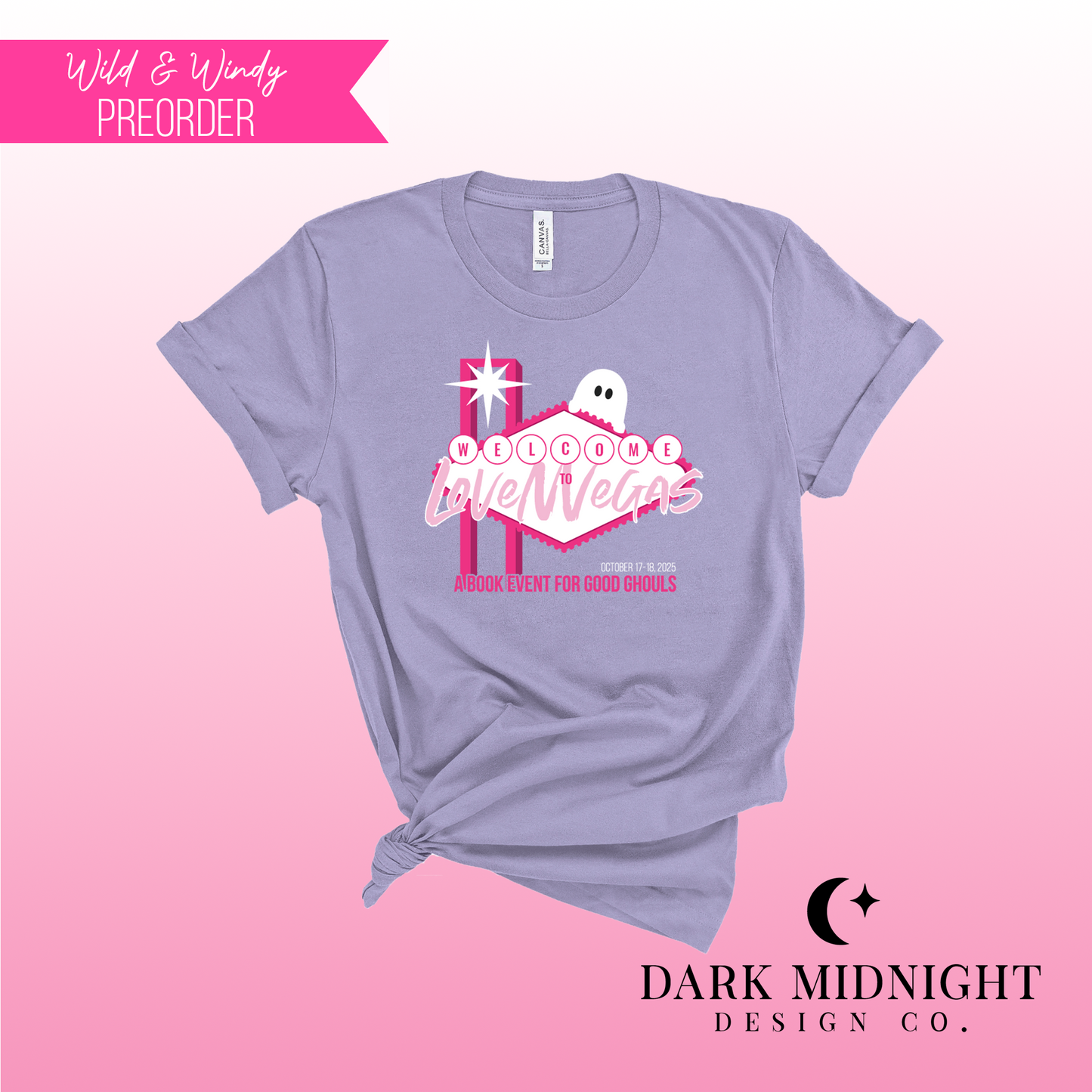 PRE-ORDER: PURPLE Welcome to LoveNVegas Good Ghouls Tee - Official Wild & Windy Merch
