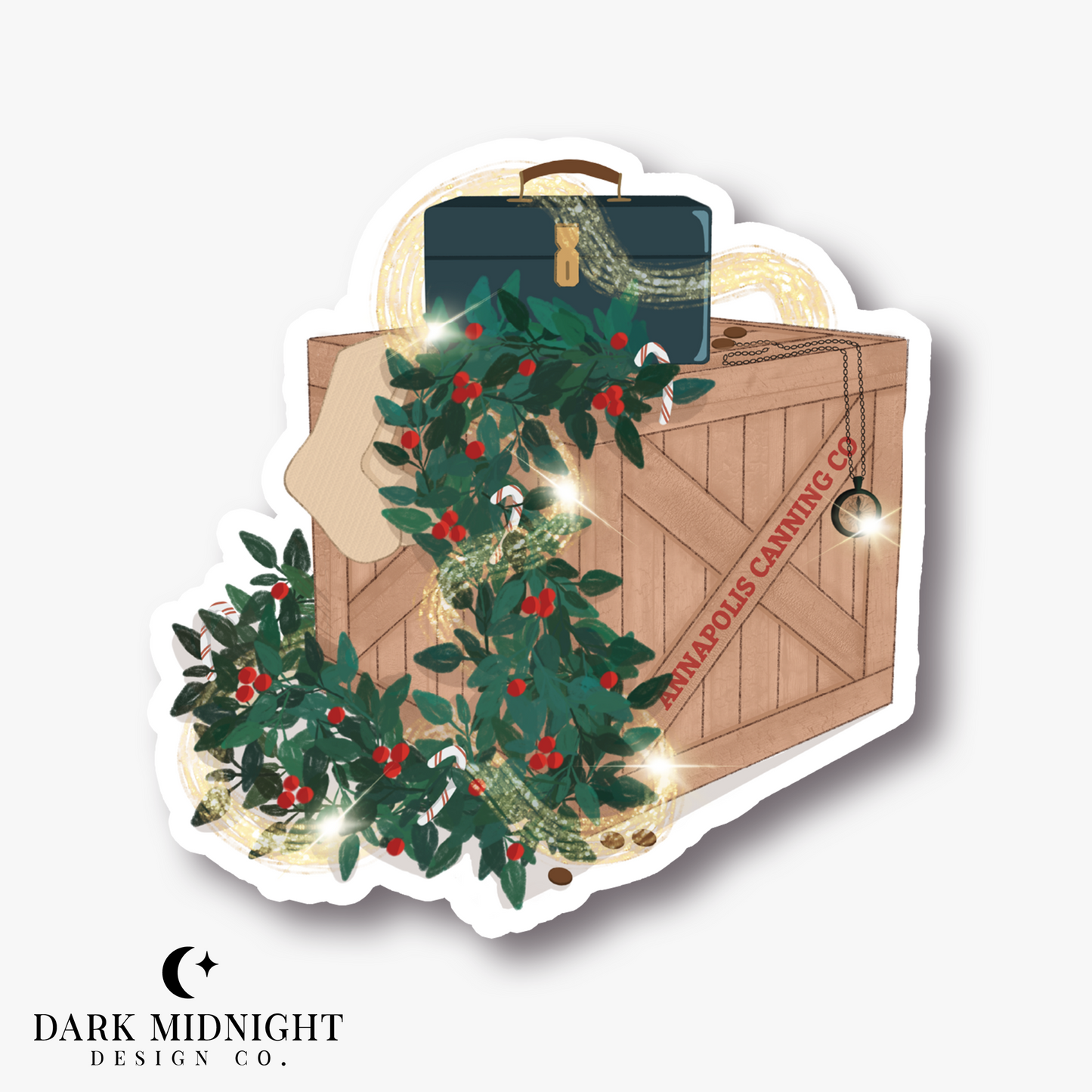 Annapolis Canning Co Crate Sticker - Officially Licensed Ghosted Series