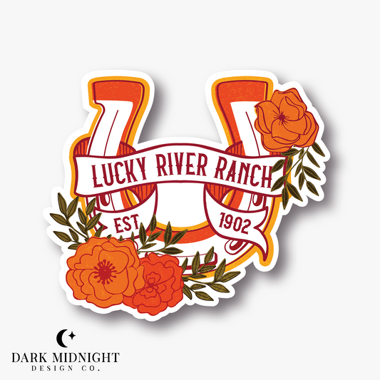 Pre-Order: Lucky River Ranch Logo Sticker - Officially Licensed Lucky River Ranch Series