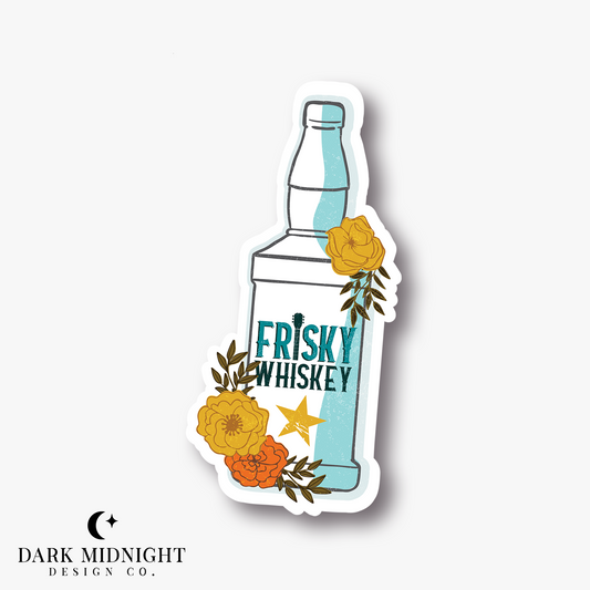 Pre-Order: Frisky Whiskey Sticker - Officially Licensed Lucky River Ranch Series