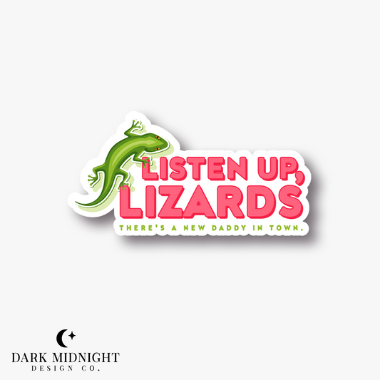 Listen Up, Lizards Sticker - Officially Licensed Heartstrings Series