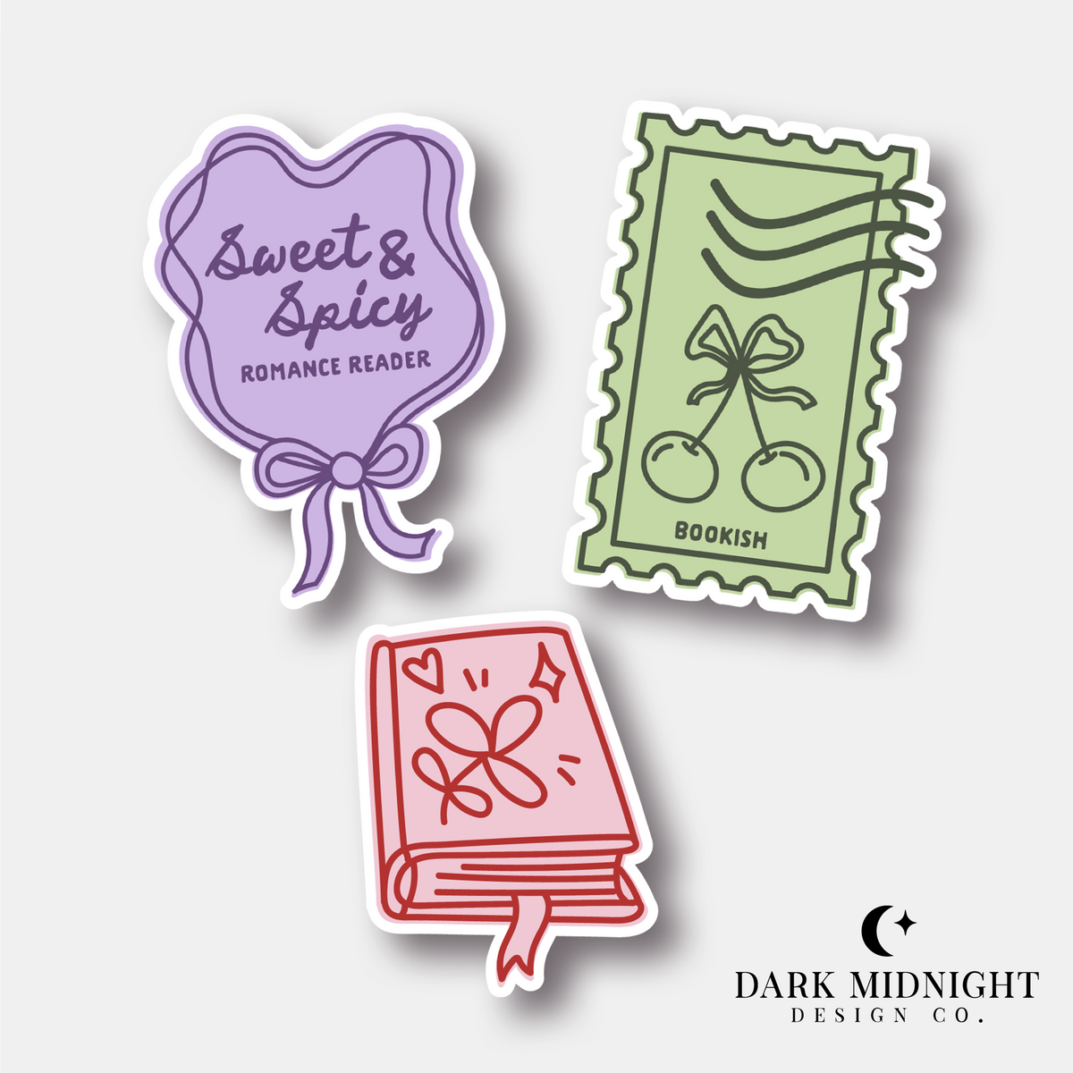 Bookish Stamp Sticker Bundle