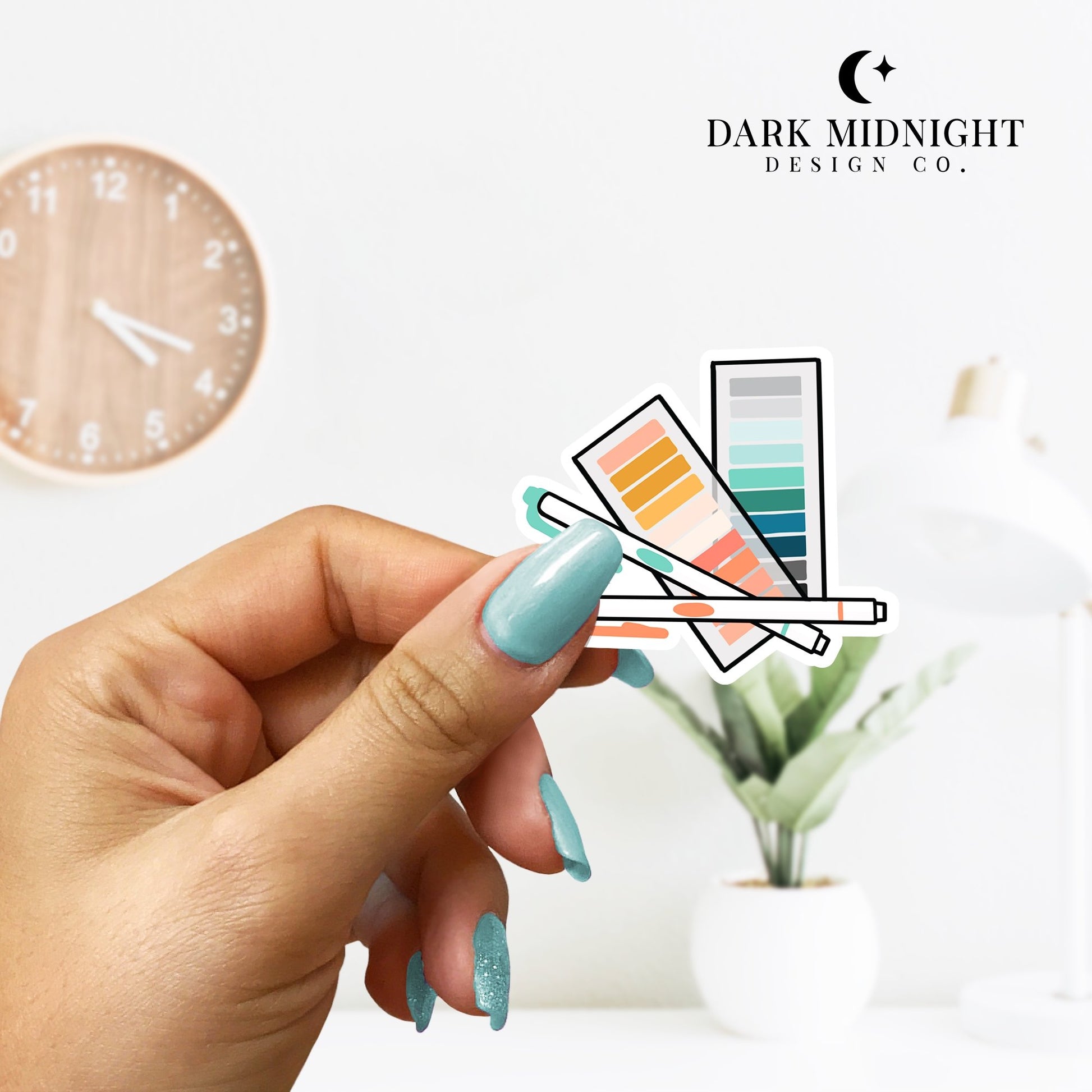 Annotation Supplies - Bookish Annotation Sticker - Dark Midnight Design Co