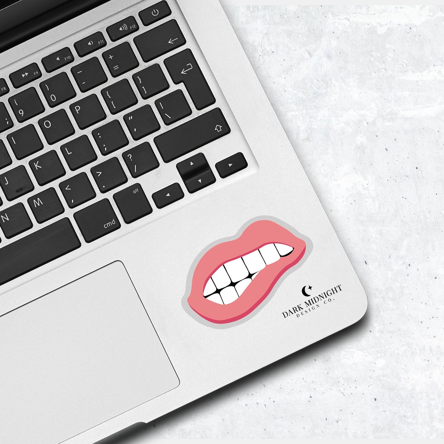 Bite My Lip Sticker - Dark Midnight Design Co