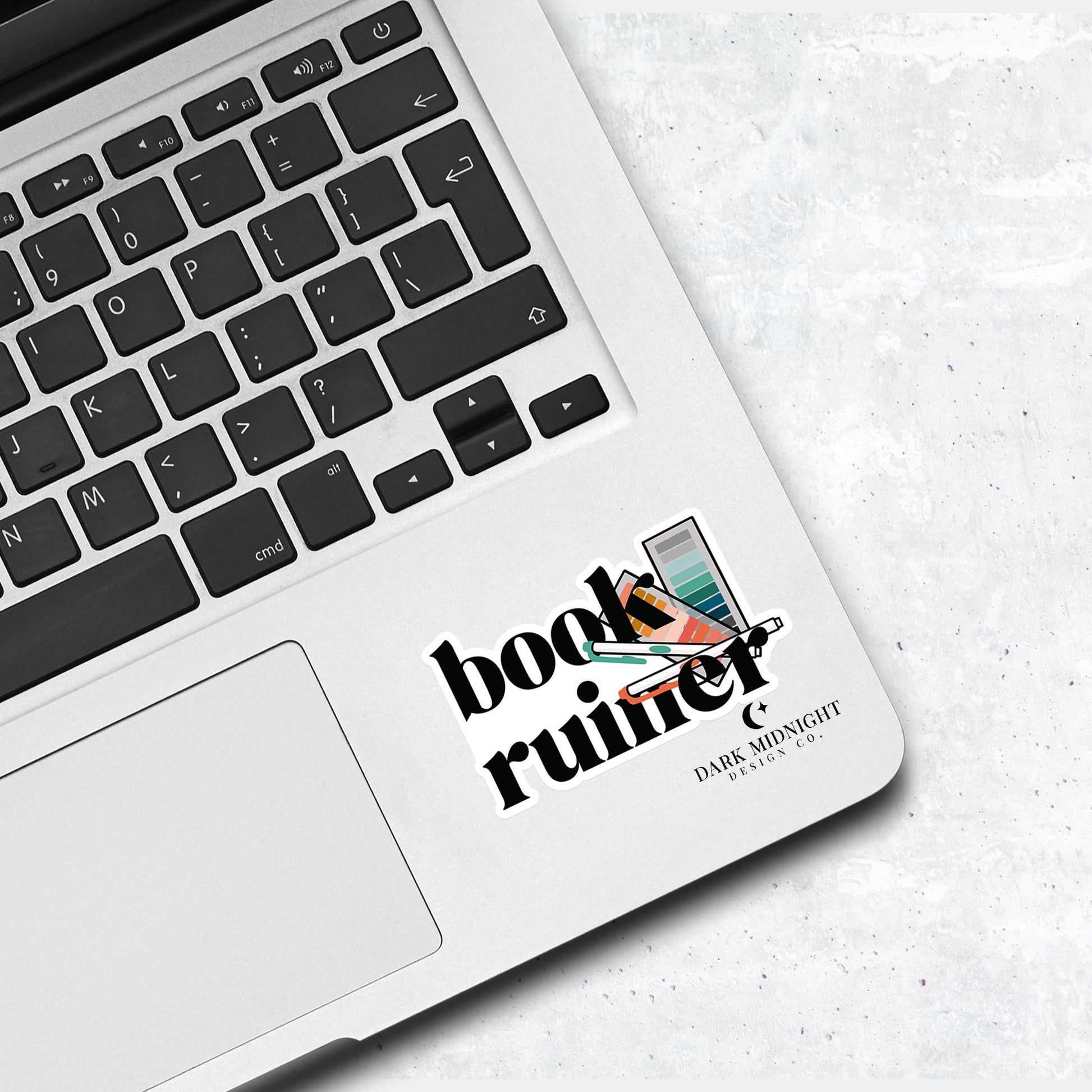 Book Ruiner - Bookish Annotation Sticker - Dark Midnight Design Co