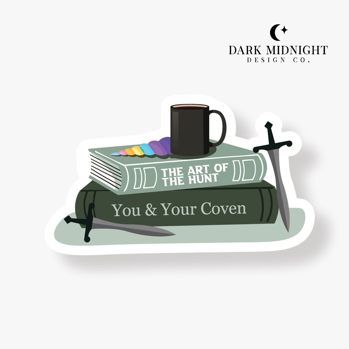 Character Anthology Sticker - Caleb Altair - Officially Licensed Zodiac Academy Sticker - Dark Midnight Design Co