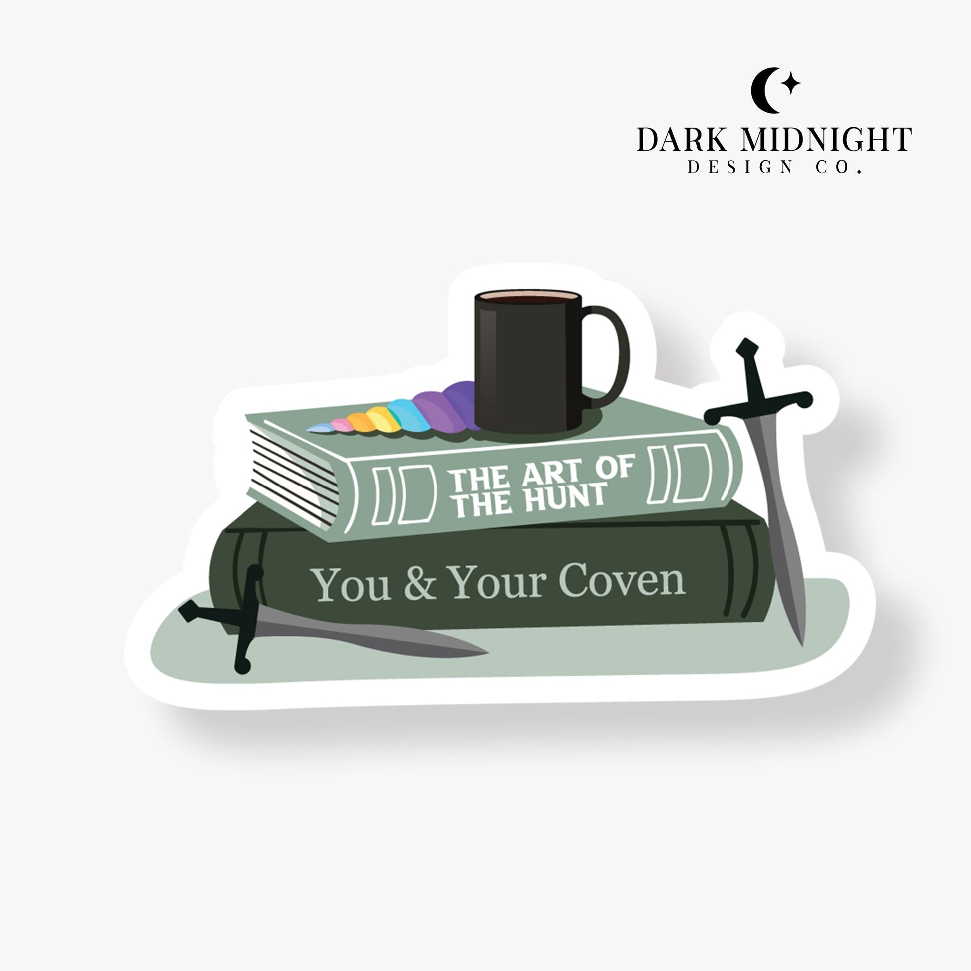 Character Anthology Sticker - Caleb Altair - Officially Licensed Zodiac Academy Sticker - Dark Midnight Design Co