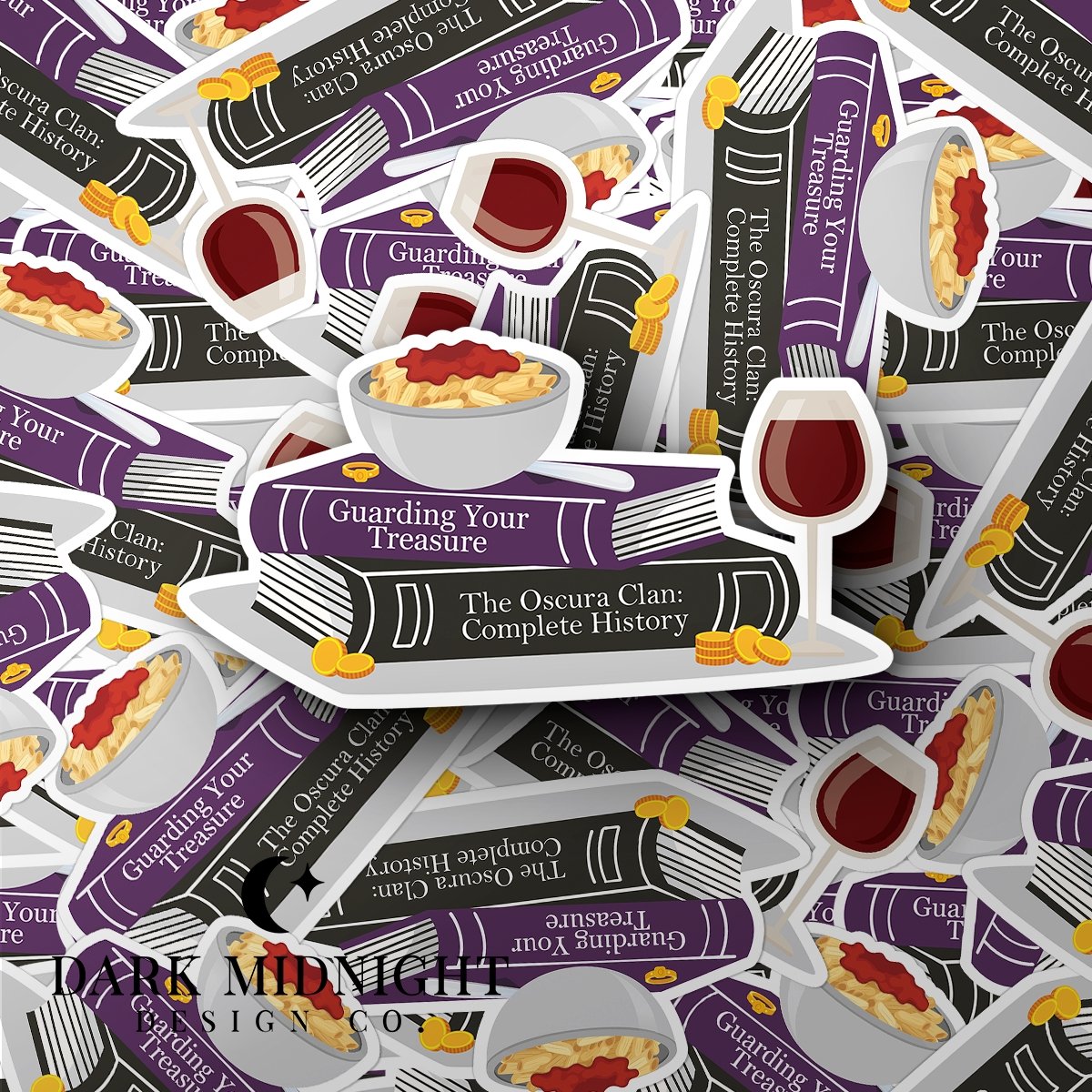 Character Anthology Sticker - Dante Oscura - Officially Licensed Ruthless Boys of the Zodiac Sticker - Dark Midnight Design Co