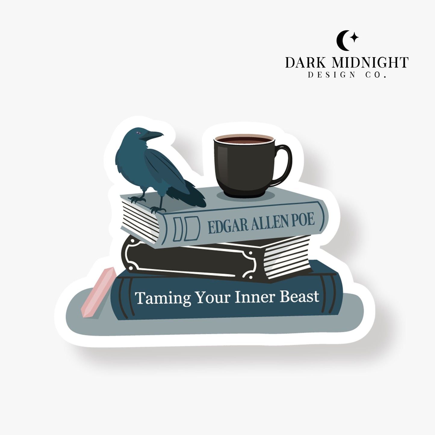 Character Anthology Sticker - Darcy Vega - Officially Licensed Zodiac Academy Sticker - Dark Midnight Design Co