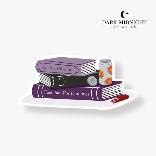 Character Anthology Sticker - Elise Castillo - Officially Licensed Ruthless Boys of the Zodiac Sticker - Dark Midnight Design Co