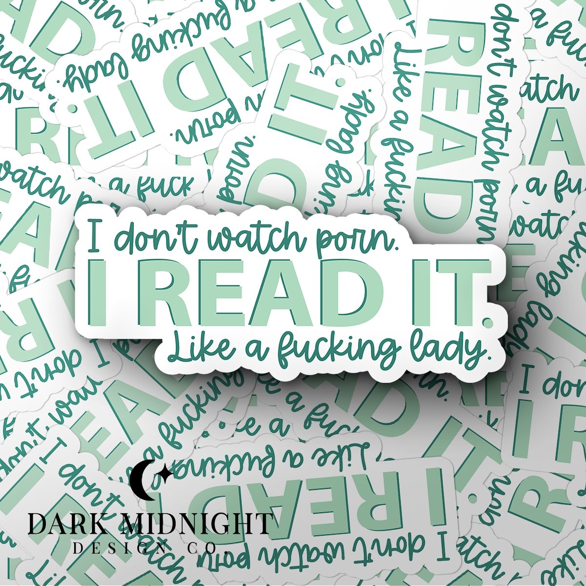 I Don't Watch Porn Sticker - Dark Midnight Design Co