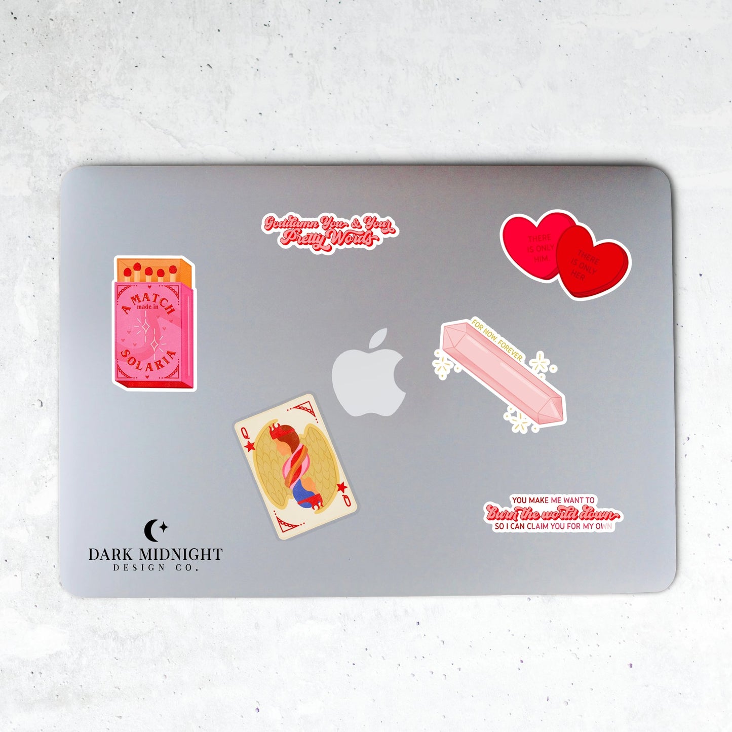 Match Made in Solaria Matchbox - Officially Licensed Zodiac Academy Sticker - Dark Midnight Design Co