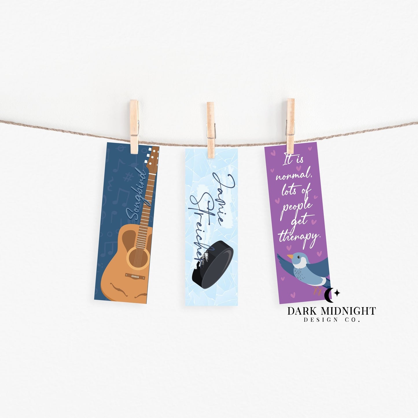 Pre-Order: Behind The Net Bookmark - Officially Licensed Vancouver Storm Series - Dark Midnight Design Co