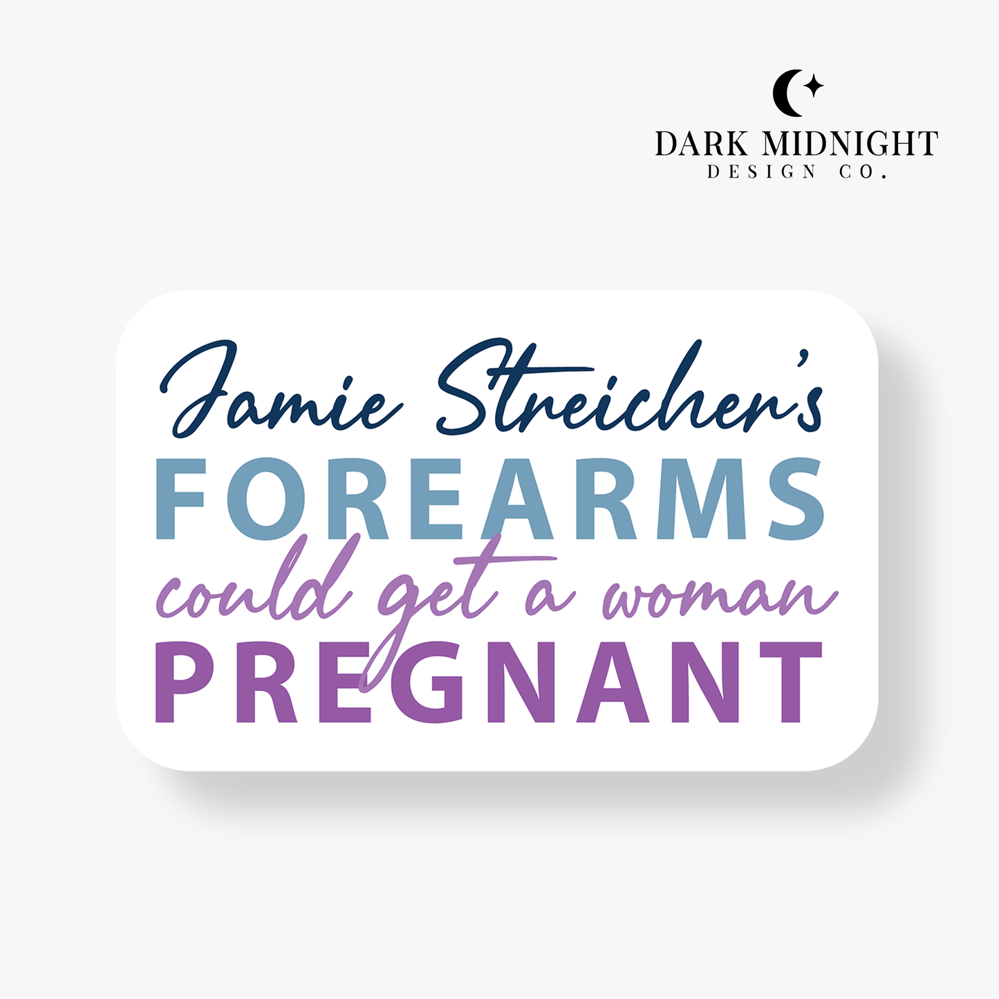 Pre-Order: Jamie Streicher's Forearms - Officially Licensed Vancouver Storm Series - Dark Midnight Design Co