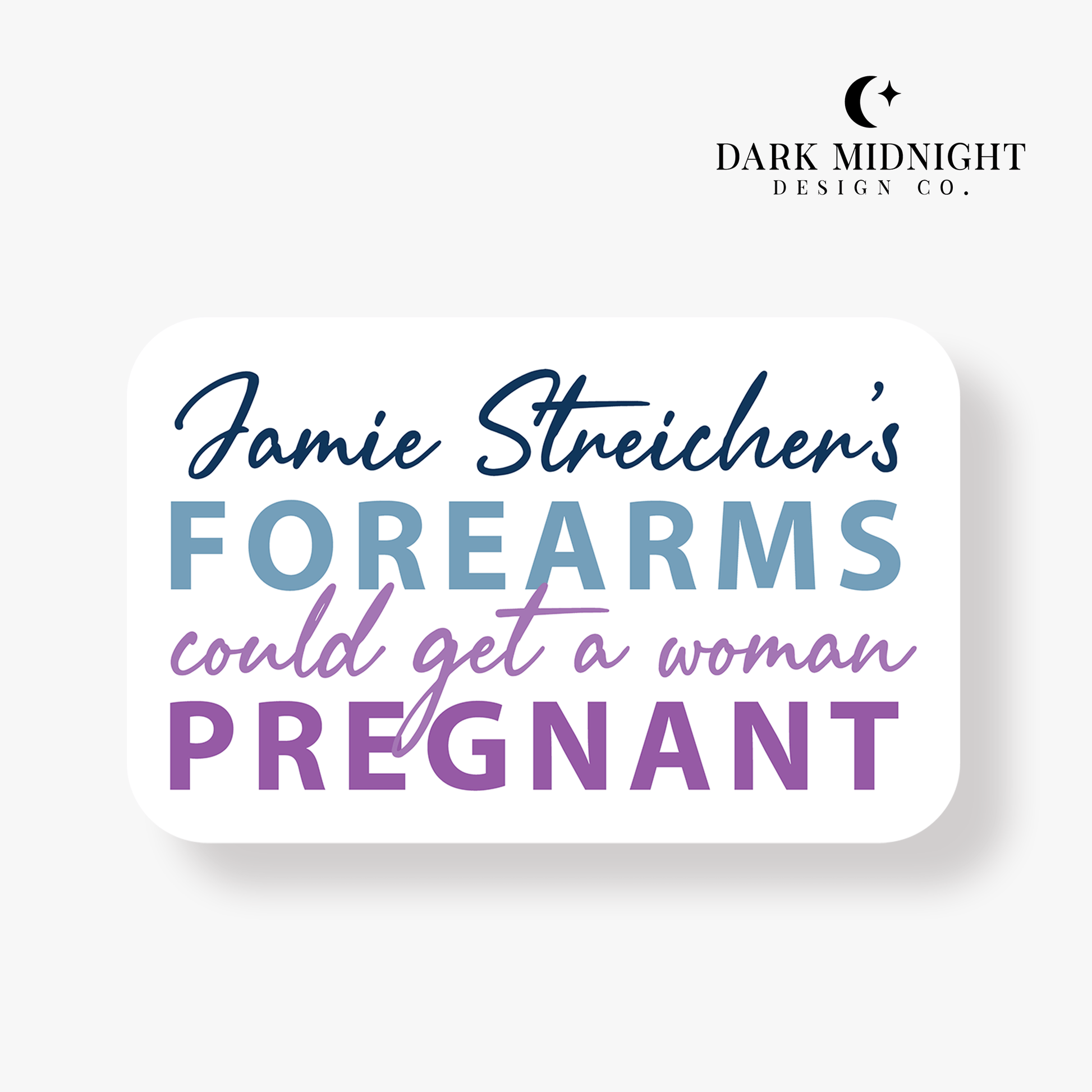 Pre-Order: Jamie Streicher's Forearms - Officially Licensed Vancouver Storm Series - Dark Midnight Design Co