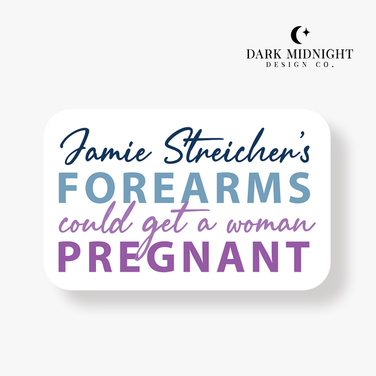 Pre-Order: Jamie Streicher's Forearms - Officially Licensed Vancouver Storm Series - Dark Midnight Design Co