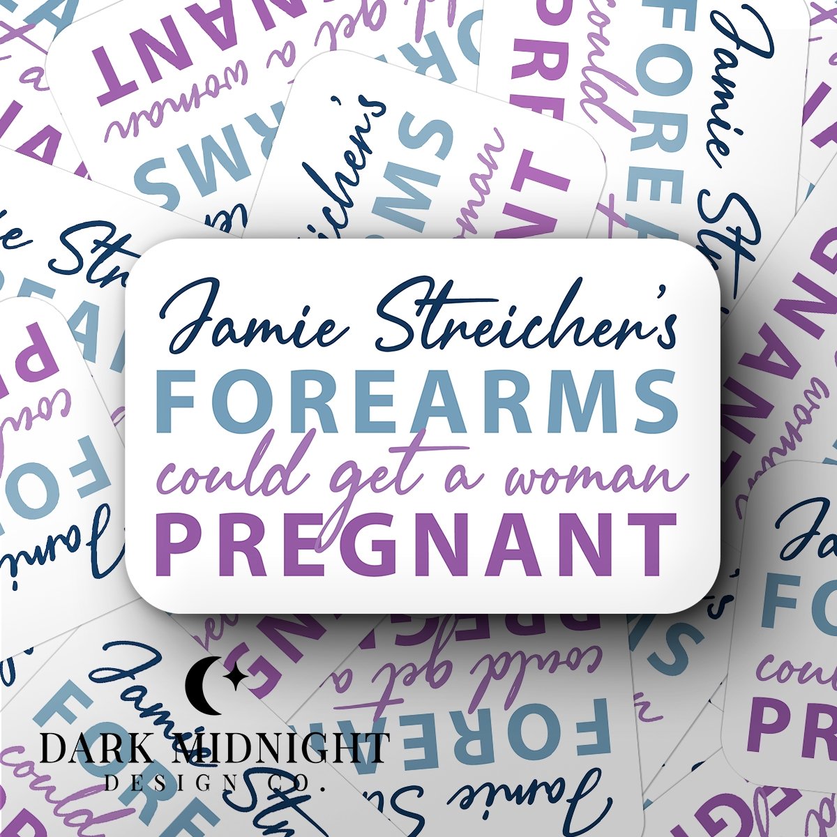 Pre-Order: Jamie Streicher's Forearms - Officially Licensed Vancouver Storm Series - Dark Midnight Design Co