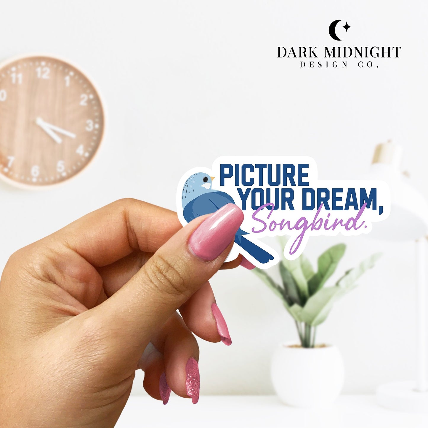 Pre-Order: Songbird Sticker - Officially Licensed Vancouver Storm Series - Dark Midnight Design Co