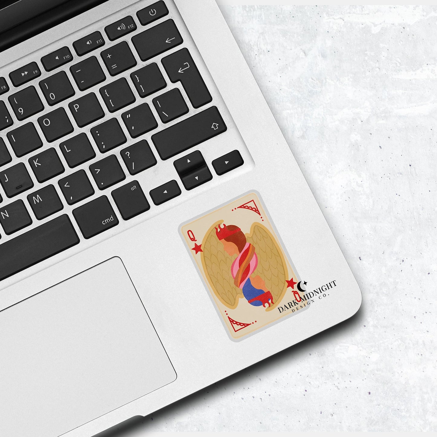 Queen of Stars Card - Darcy & Tory Vega - Officially Licensed Zodiac Academy Sticker - Dark Midnight Design Co