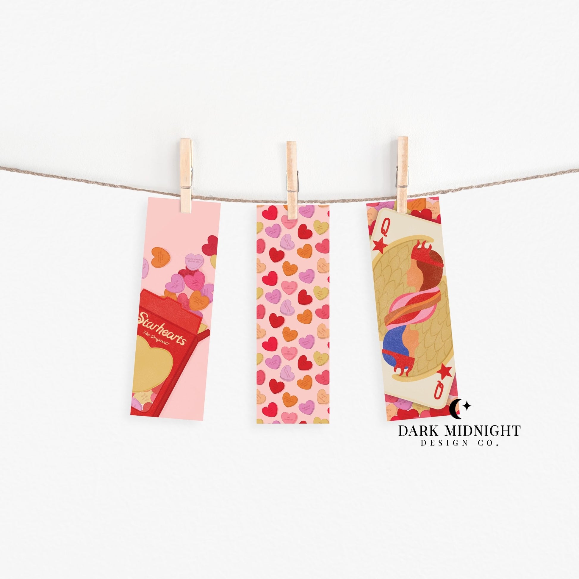 Set of 3 Officially Licensed Zodiac Academy Bookmarks - Dark Midnight Design Co