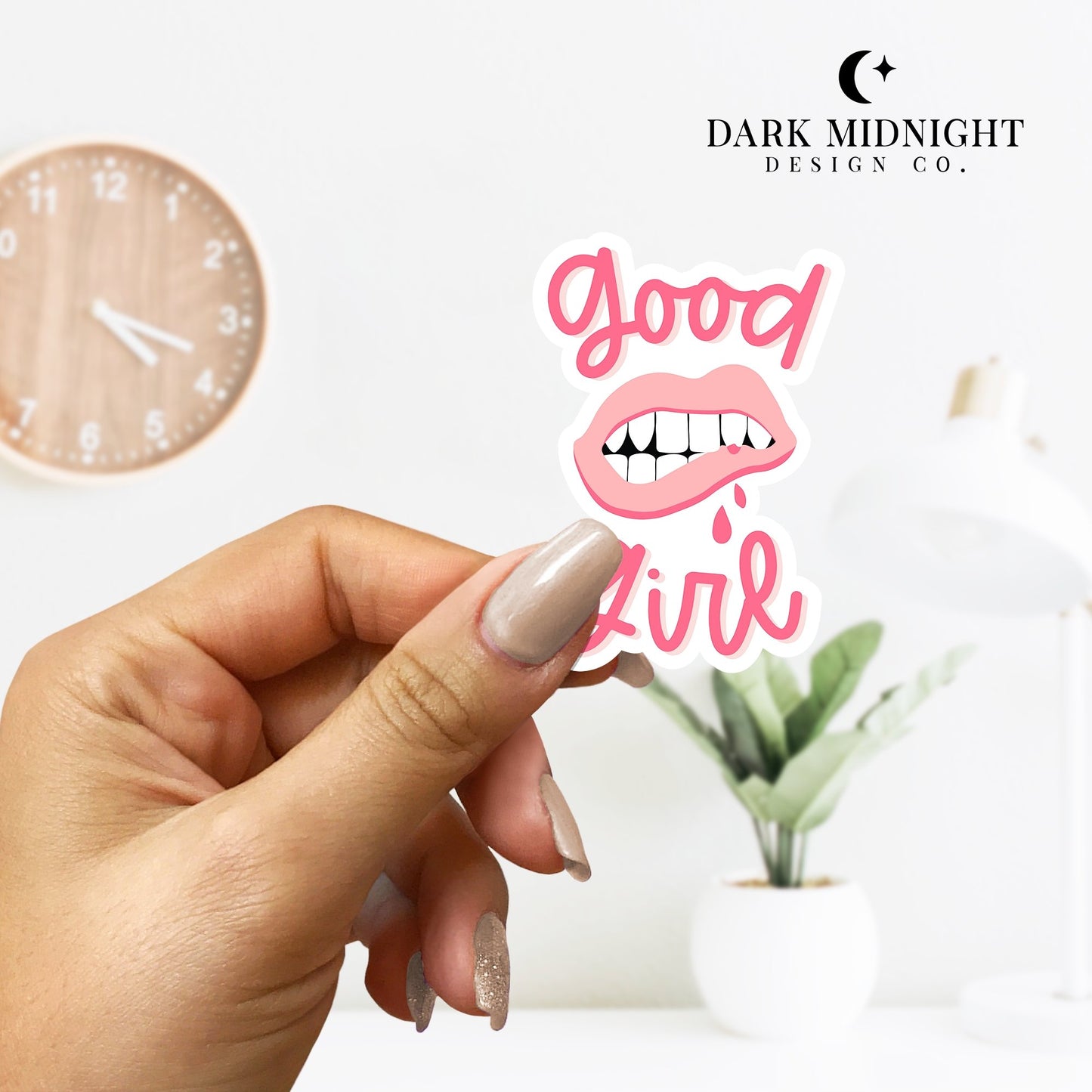 Vampire Good Girl Sticker - Dark Midnight Design Co