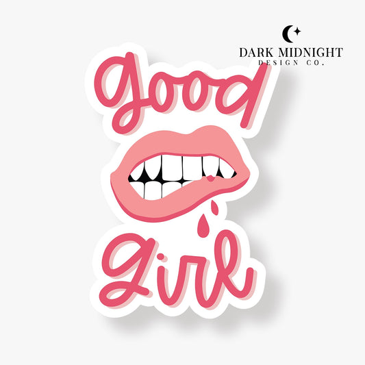 Vampire Good Girl Sticker - Dark Midnight Design Co