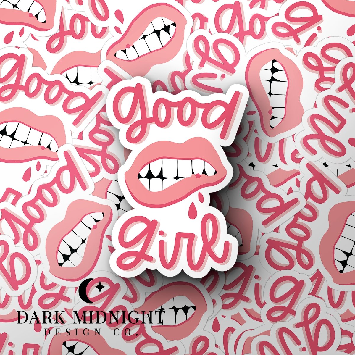 Vampire Good Girl Sticker - Dark Midnight Design Co
