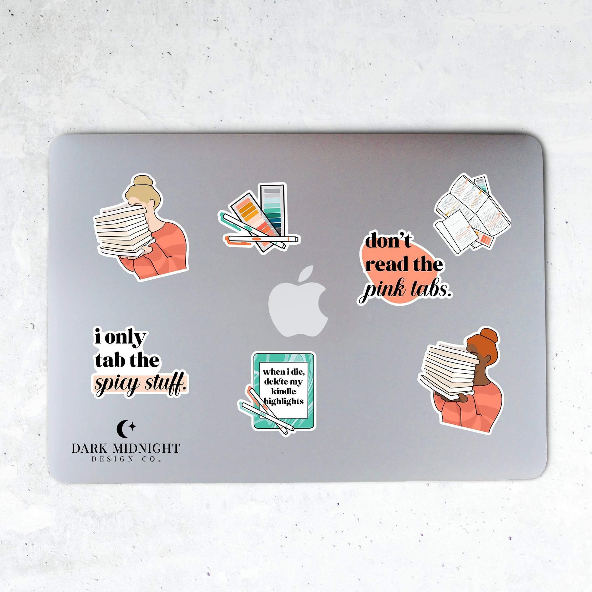 When I Die, Delete My Kindle Highlights - Bookish Annotation Sticker - Dark Midnight Design Co
