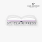 St Clair Press Logo Sticker - Officially Licensed Unexpectedly In Love Series