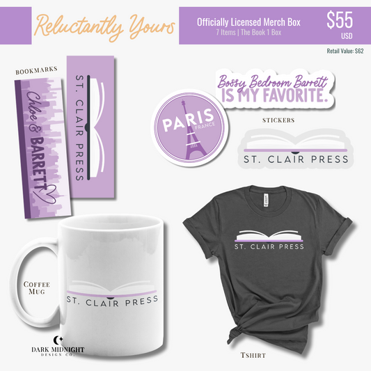 Reluctantly Yours Merch Box - Officially Licensed Unexpectedly In Love Series