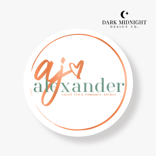 AJ Alexander Author Logo Sticker - Officially Licensed AJ Alexander Merch