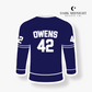 Hayden Owens Jersey Sticker - Officially Licensed Vancouver Storm Series