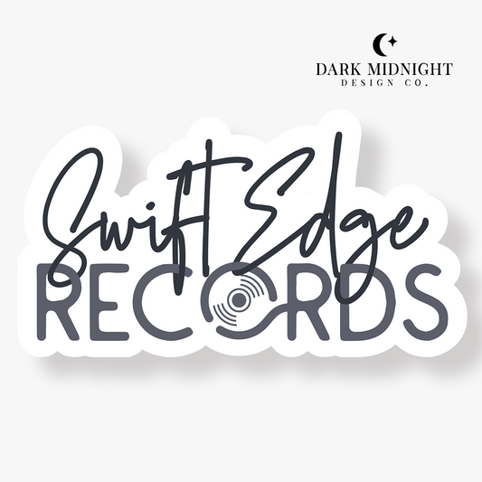 Swift Edge Records Logo Sticker - Officially Licensed Cherry Peak Series