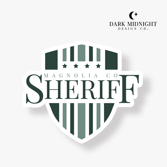 Magnolia County Sheriff Sticker - Officially Licensed AJ Alexander Merch