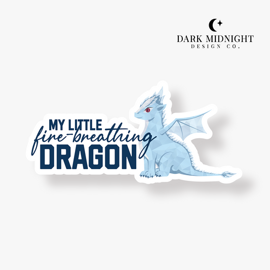 Fire Breathing Dragon Sticker - Officially Licensed Vancouver Storm Series