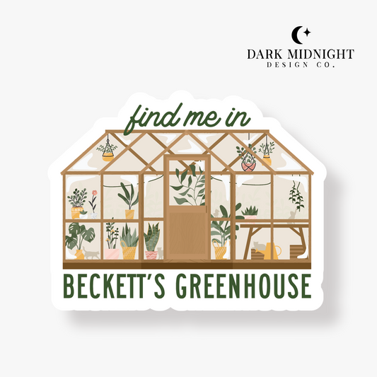 Beckett's Greenhouse Sticker - Officially Licensed Lovelight Farms Series