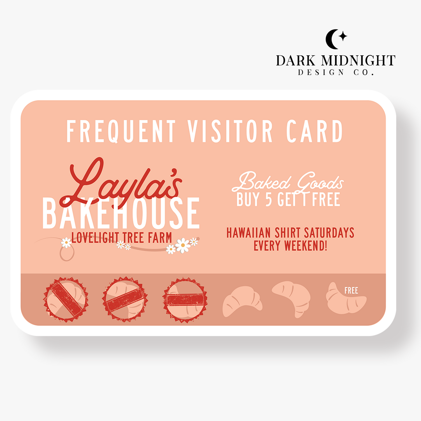 Layla's Bakehouse Frequent Visitor Sticker - Officially Licensed Lovelight Farms Series