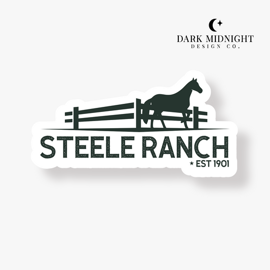 Steele Ranch Logo Sticker - Officially Licensed Cherry Peak Series