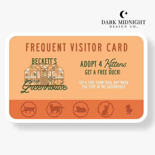 Beckett's Greenhouse Frequent Visitor Sticker - Officially Licensed Lovelight Farms Series