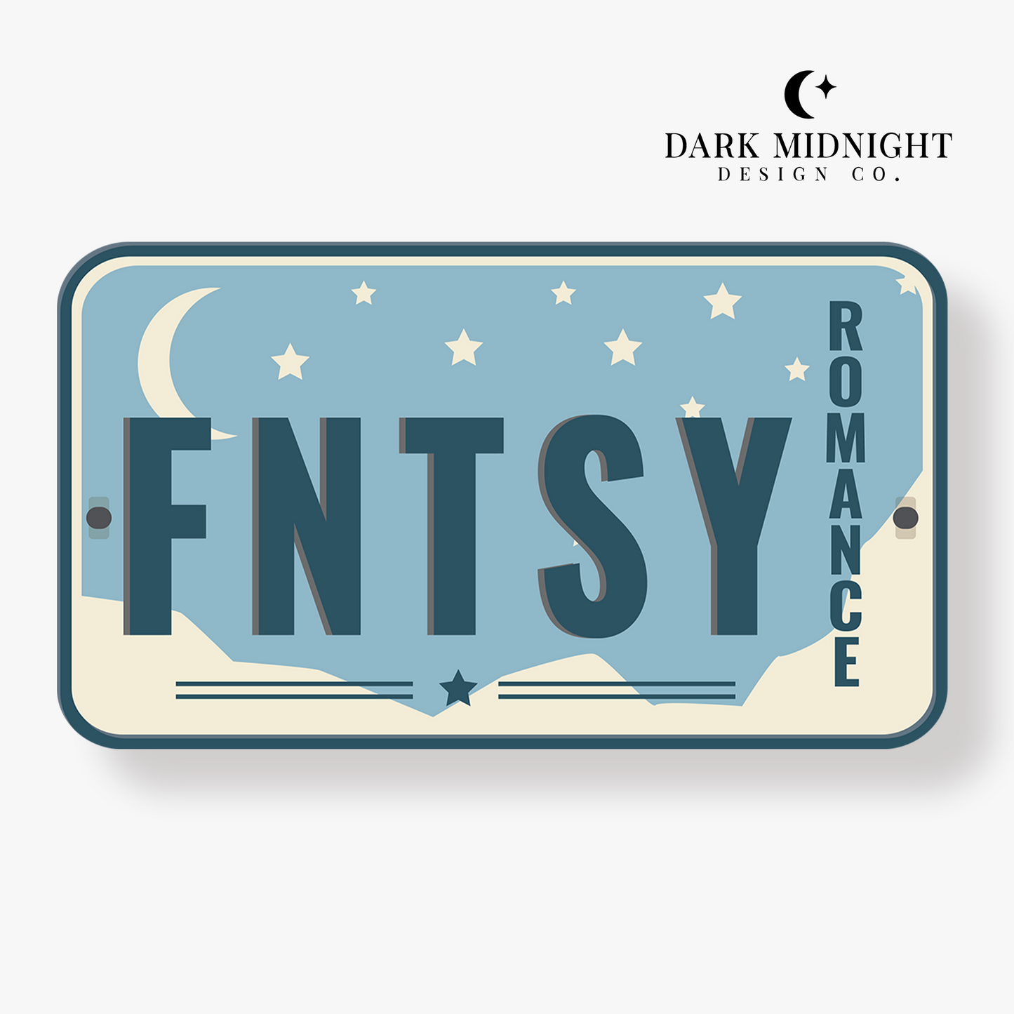 Fantasy Romance License Plate Sticker