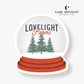 Lovelight Farms Snowglobe Sticker - Officially Licensed Lovelight Farms