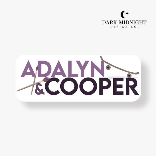 Pre-Order: Adalyn & Cooper Sticker - Officially Licensed Greatest Love Series