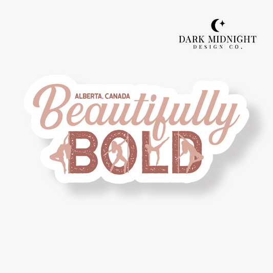 Beautifully Bold Logo Sticker - Officially Licensed Cherry Peak Series