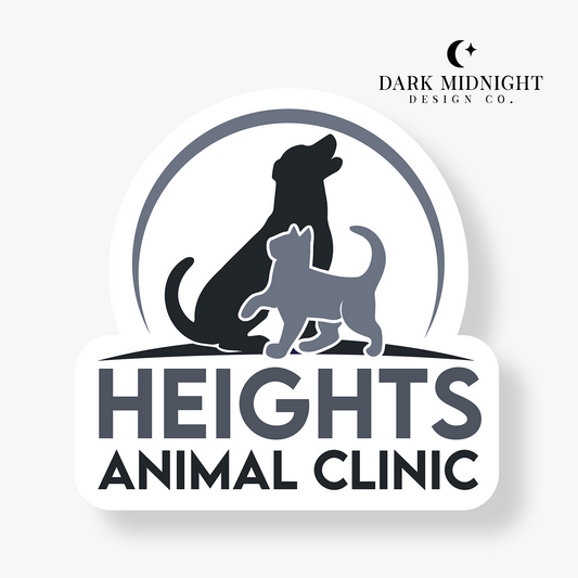 Pre-Order: Heights Animal Clinic Sticker - Officially Licensed Greatest Love Series