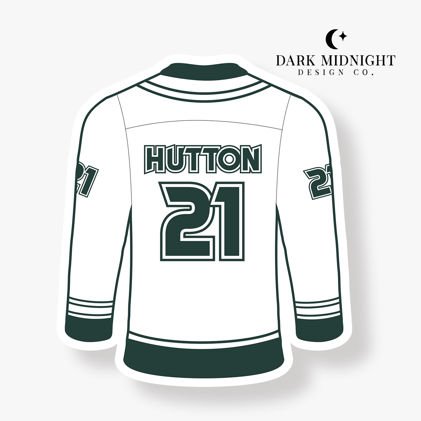 Maddox Hutton Vancouver Warriors Jersey Sticker - Officially Licensed Greatest Love Series