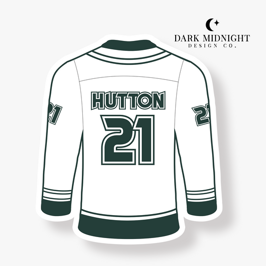 Pre-Order: Maddox Hutton Vancouver Warriors Jersey Sticker - Officially Licensed Greatest Love Series
