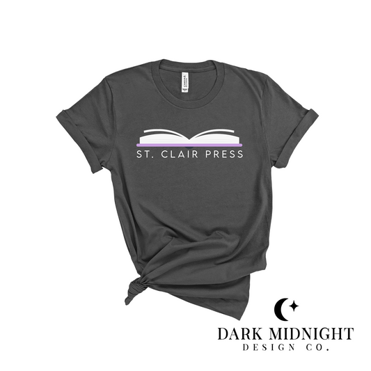 Pre-Order: St Clair Press Logo Tee - Officially Licensed Unexpectedly In Love Series