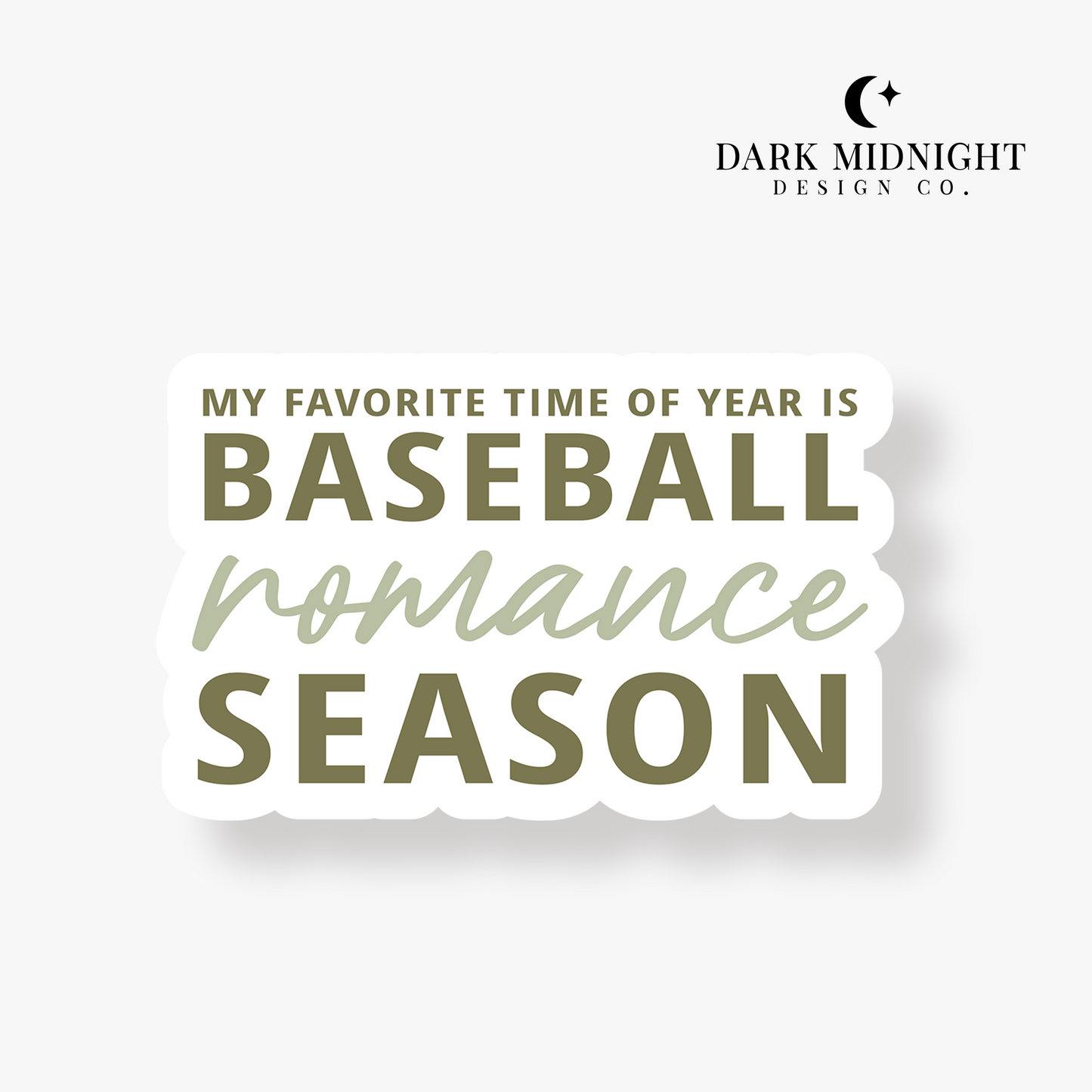 Baseball Romance Season Sticker