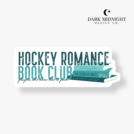 Hockey Romance Book Club Sticker