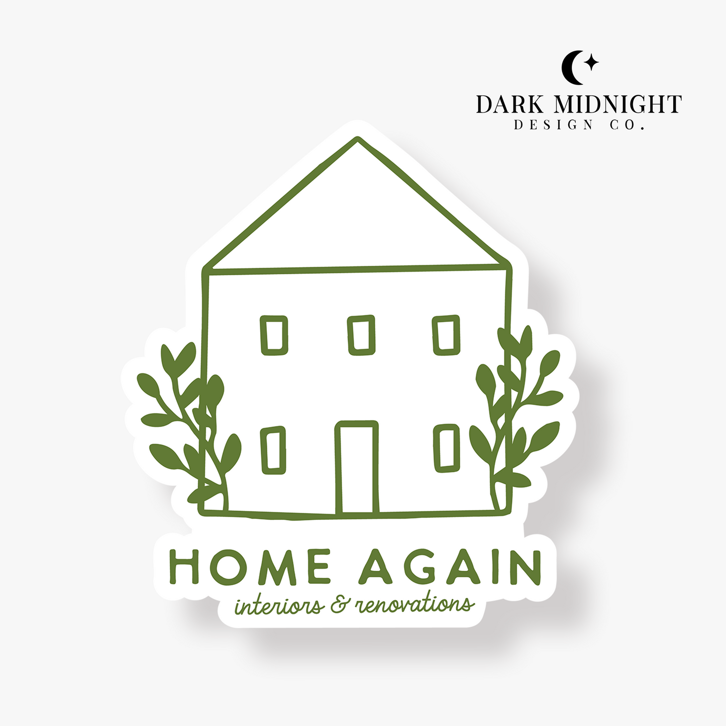 Home Again Logo Sticker - Officially Licensed Sullivan Family Series